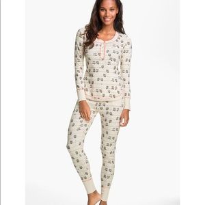 Thermal Owl Pajama Set by Kensie